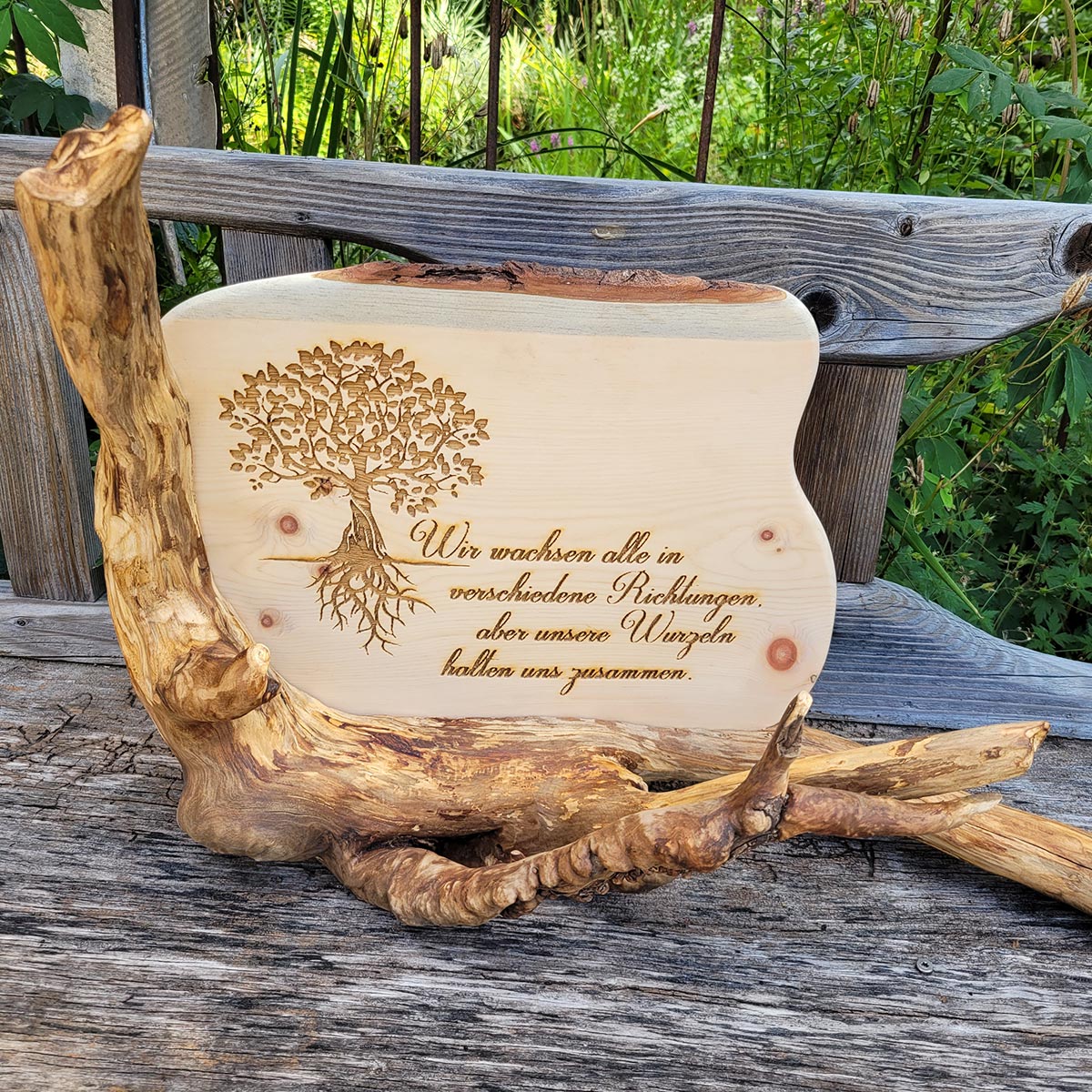 holz baum spruch geschenk